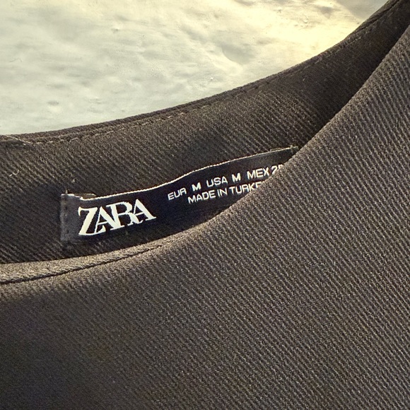 Zara Women’s “little black dress” A-line Swing Dress - Medium - Picture 5 of 9